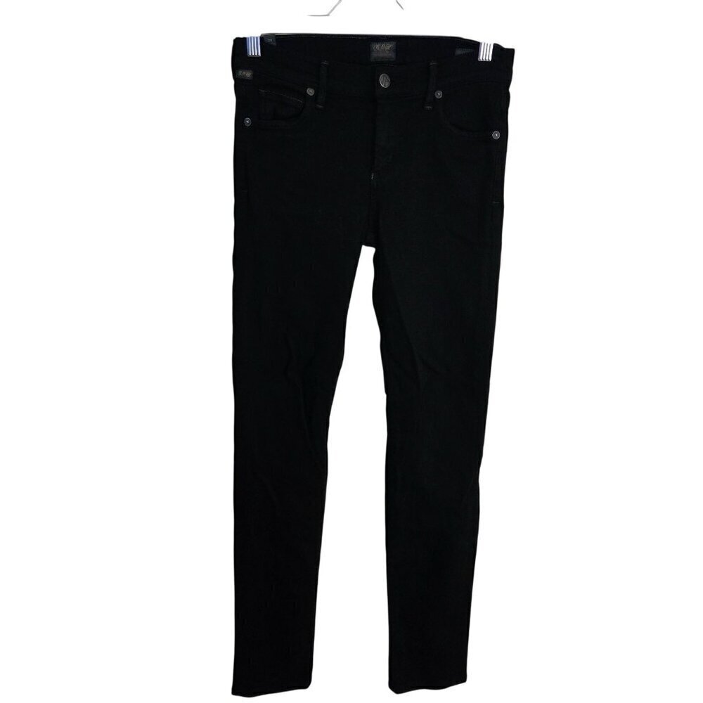 Citizens Of Humanity Avedon Slick Skinny Leg Jeans Black Size 28
